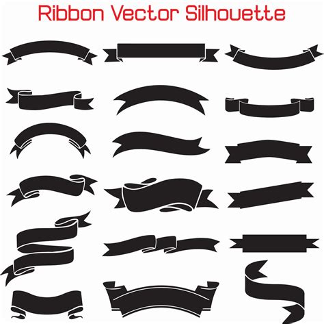 ribbons vector